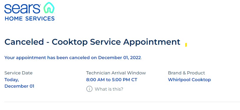 sears service call