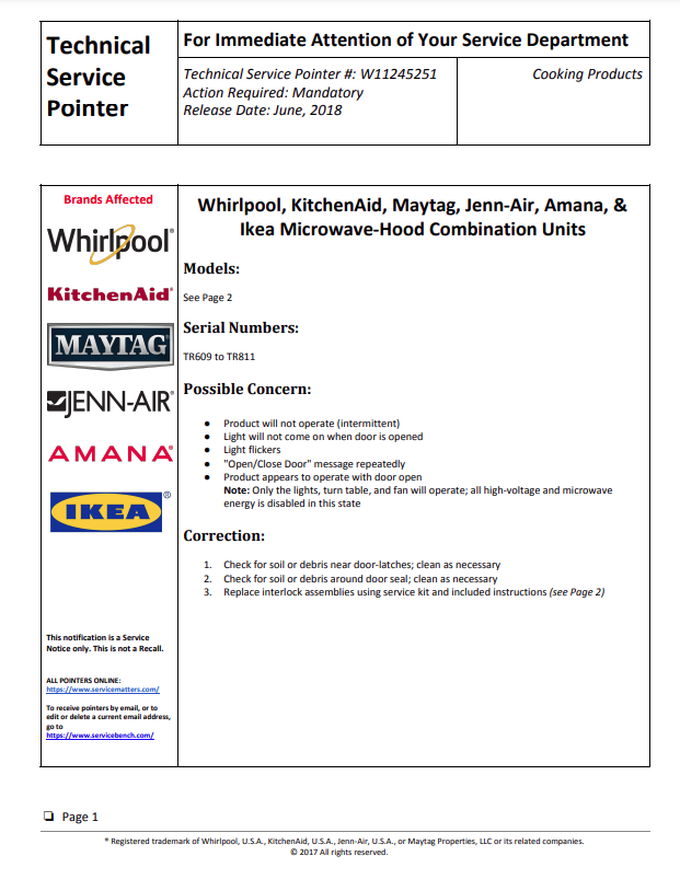 technical service pointer